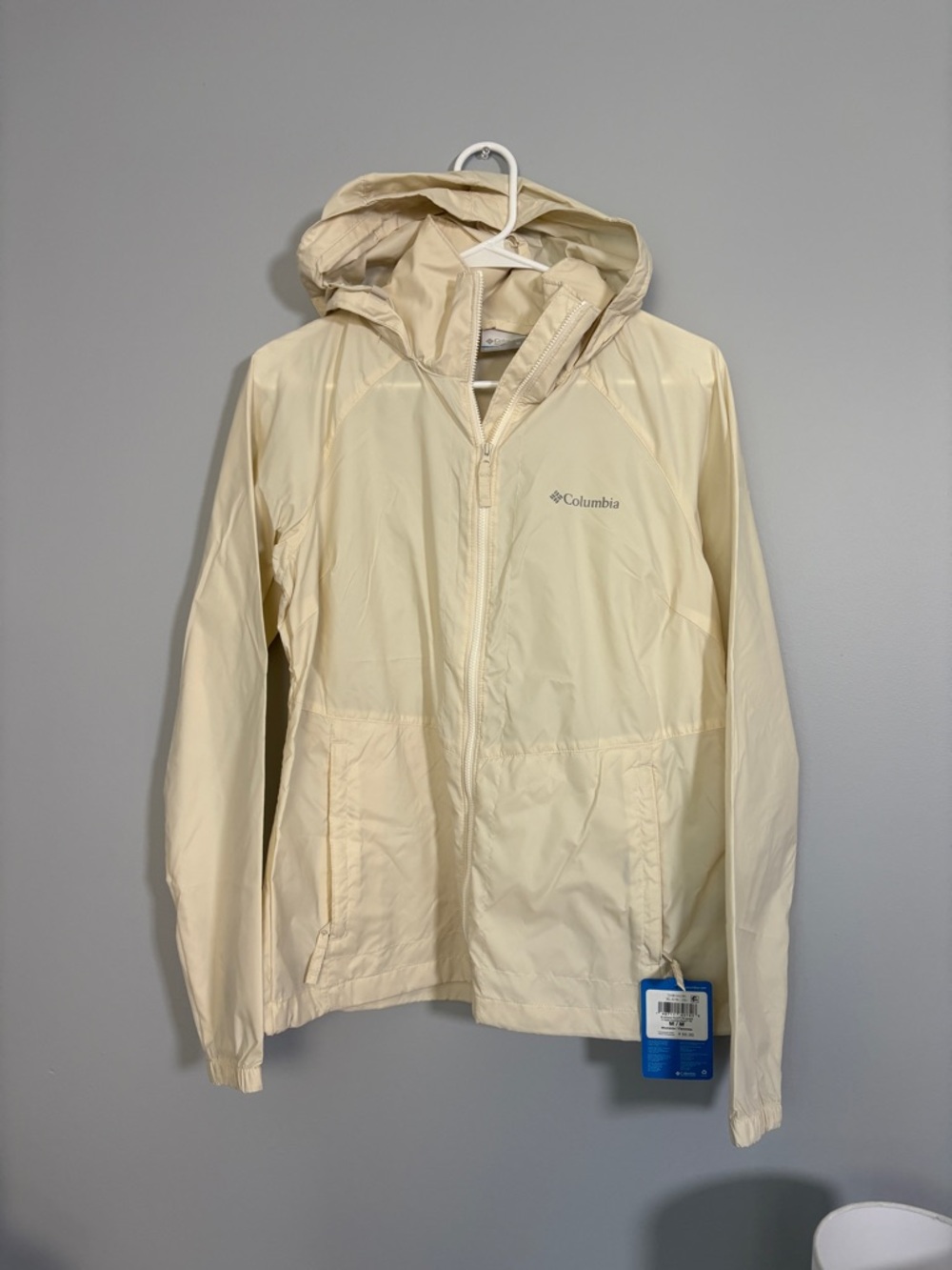 Columbia Women's Hooded Packable Jacket - Cream